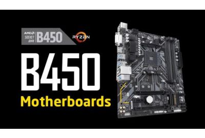 NOVO - AMD B450 osnovne plošče