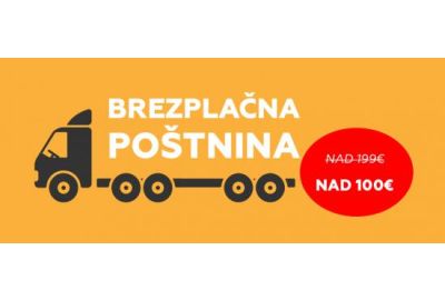 Brezplačna poštnina nad 100€
