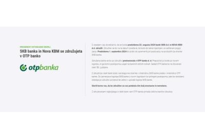 Obvestilo o spremembi številke TRR