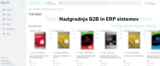 Nadgradnja B2B in ERP sistemov