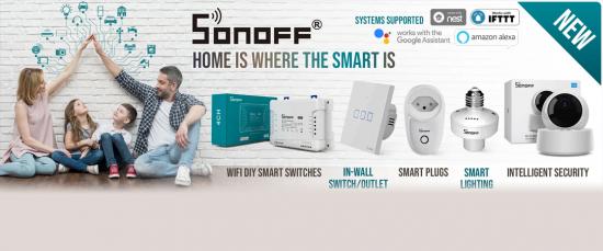 SONOFF DIY smart-home komponente