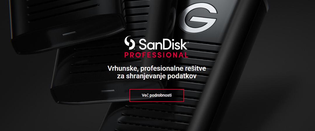 Predstavljamo SanDisk Professional™