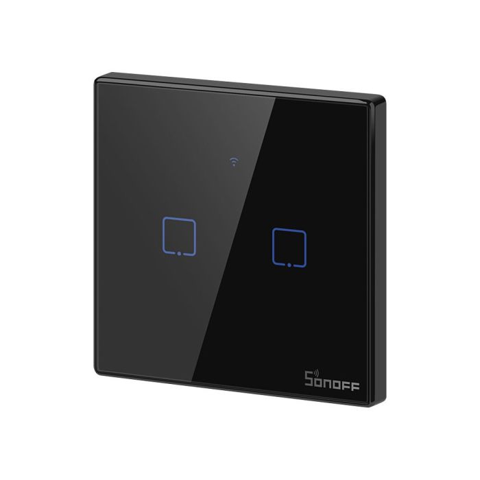 SONOFF pametno stensko stikalo Wi-Fi dvojno T3EU2C-TX