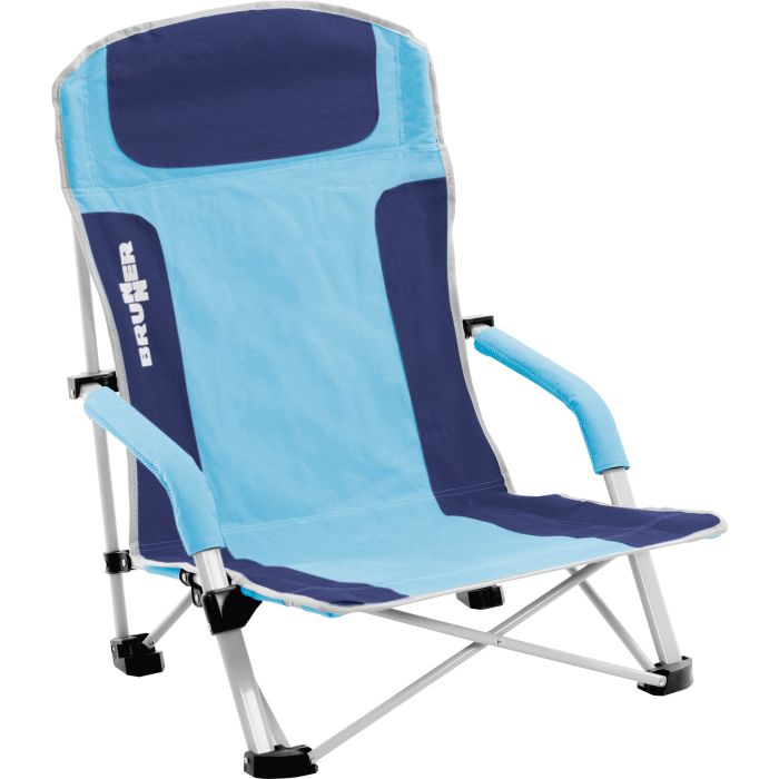 BRUNNER zložljiv stol za na plažo BULA  0404148N.C57 moder