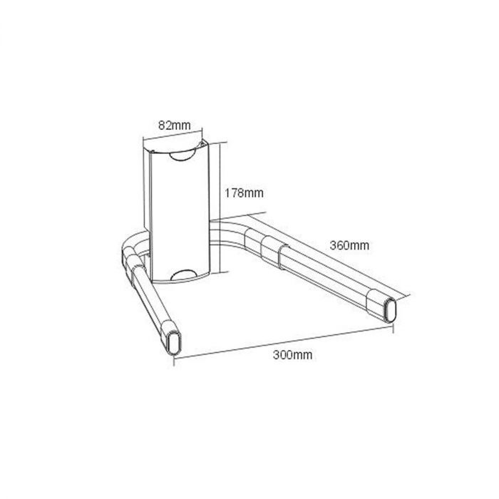 VonHaus plavajoča polička kot dodatek k stenski televiziji - slika 2