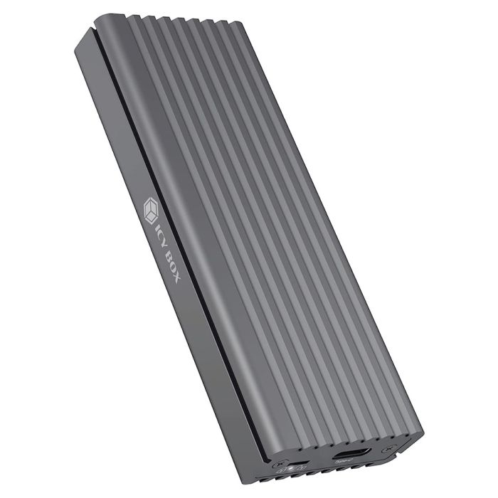 IcyBox IB-1817MC-C31 USB-C  in USB-A 3.1 ohišje za M.2 NVMe in SATA SSD z zaščito pred pisanjem