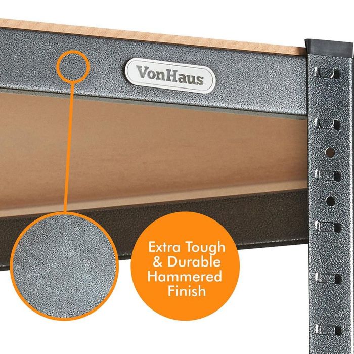 VonHaus kotni regal s 5 policami