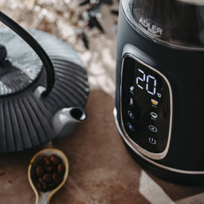 Adler Električni grelnik vode iz stekla z LED zaslonom in nastavitvijo temperature, 1,7 l - slika 7