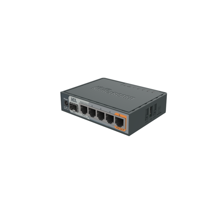 Mikrotik 5-portni gigabitni usmerjevalnik hEX S RB760IGS