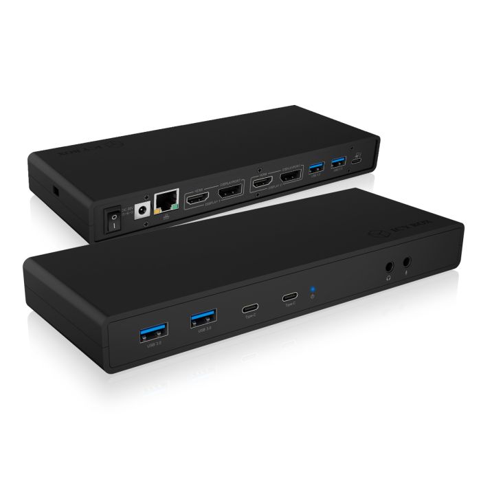 Icybox IB-DK2245AC Docking USB-C priklopna postaja z dvojnim video priključkom