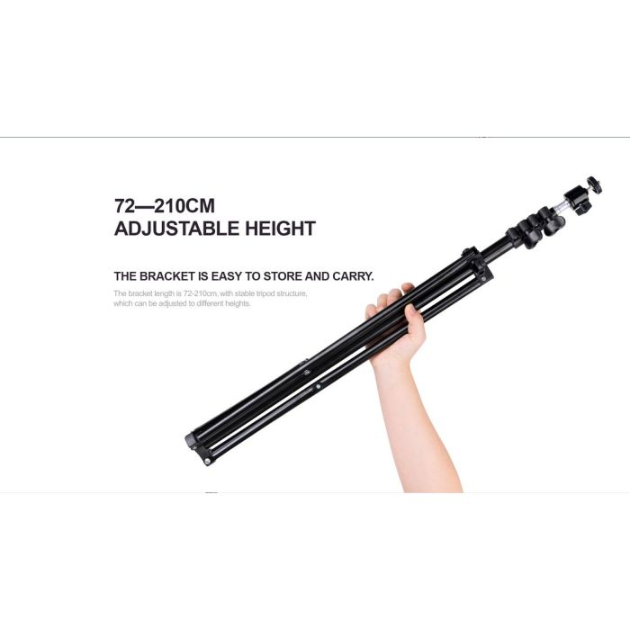 HAVIT RGB LED svetlobni obroč s tripod stojalom