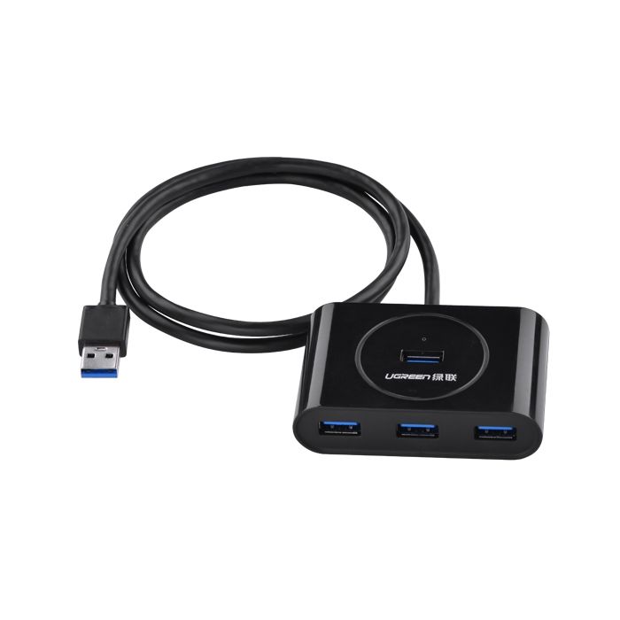 Ugreen USB 3.0 4 Ports Hub črn 0,5m - box