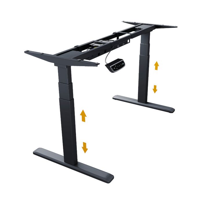 IcyBox IB-EW205B-T podnožje za ergonomsko električno dvižno mizo