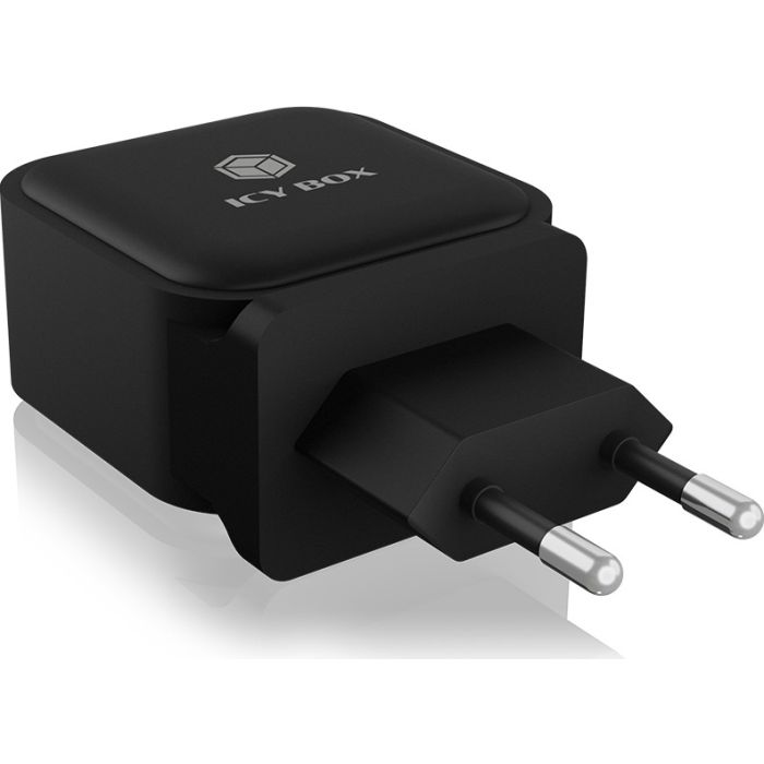 IcyBox IB-PS1030-PD 3-portni USB-C/A 65W GaN polnilec - slika 3