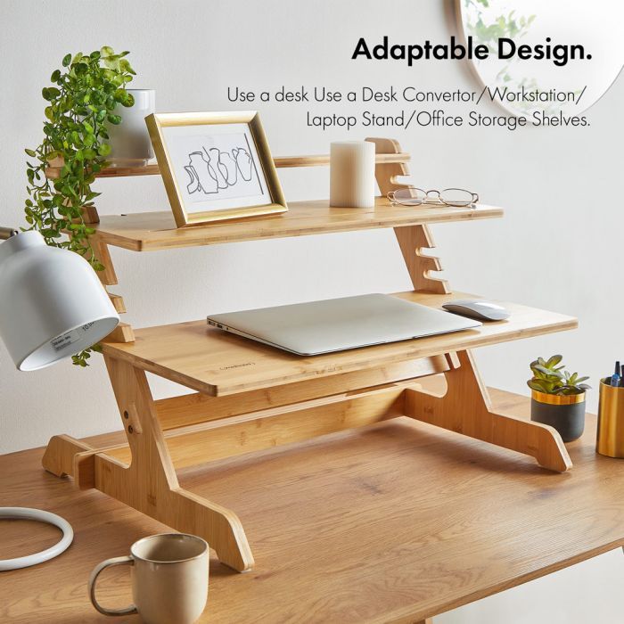 VonHaus Sit-Stand mizica iz bambusa - slika 4