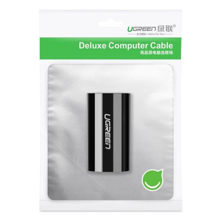 Ugreen Protinapetostni RJ45 ethernet konektor črn - polybag