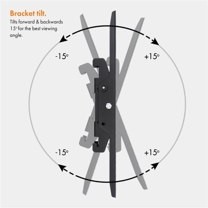 VonHaus 32-70 nagibni TV stenski nosilec do 75kg, Amazon best seller