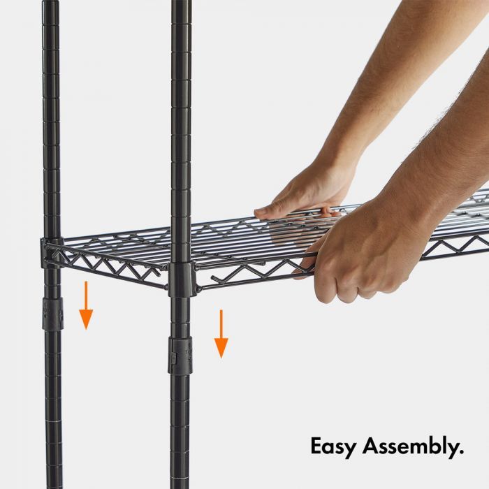 VonHaus 4-stopenjski žični regal - slika 3