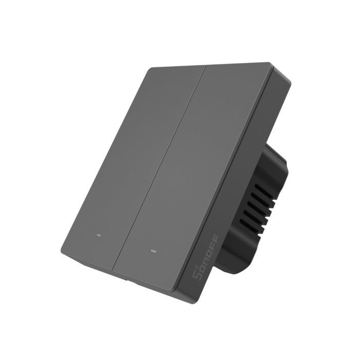 SONOFF pametno stensko stikalo Wi-Fi M5-2C-80, dvojno