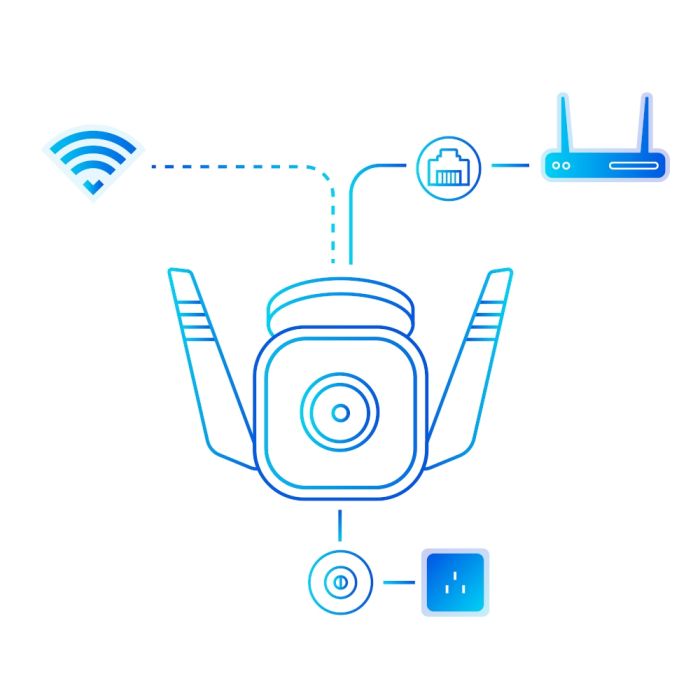 TP-link zunanja wi-fi varnostna kamera Tapo C310