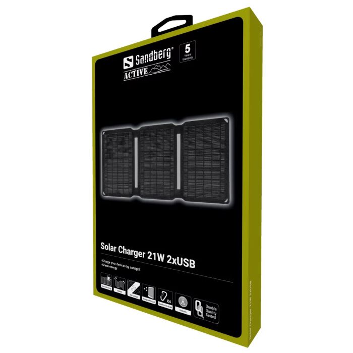 Sandberg Solar Charger 21W 2xUSB solarni panel polnilnik - slika 3