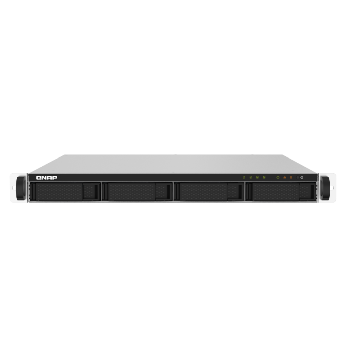 QNAP NAS strežnik 1U rack za 4 diske, 2GB ram, 2x 10Gb SFP+ mreža