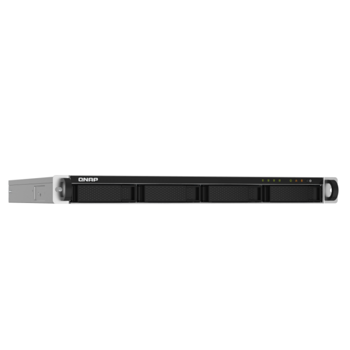 QNAP NAS strežnik 1U rack za 4 diske, 2GB ram, 2x 10Gb SFP+ mreža
