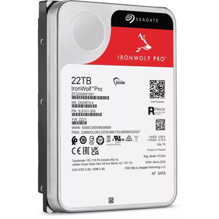 Seagate 22TB IronWolf Pro 3,5