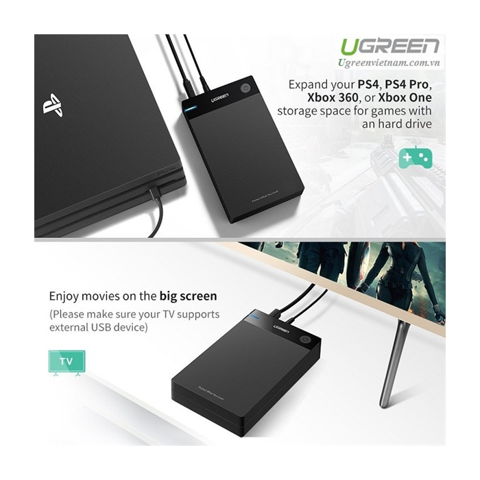 Ugreen 3.5 USB 3.0 na SATA HDD ohišje za disk - box