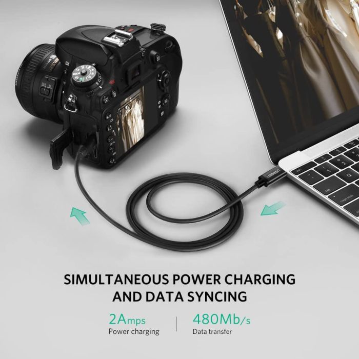 Ugreen kabel USB-C 2.0 (M) na Mini USB 5Pin moški - polybag