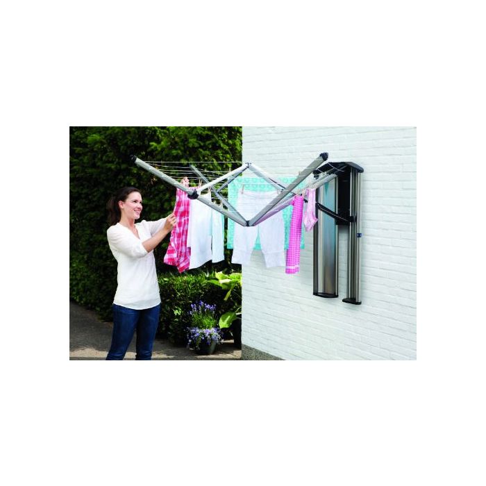 Brabantia stenski sušilnik WALLFIX za perilo, 24 m