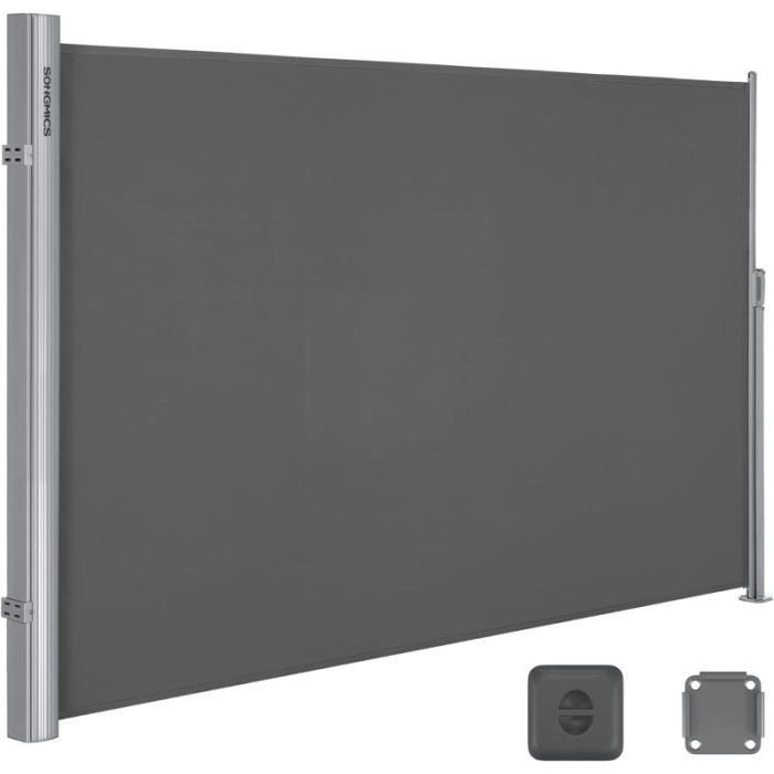 SONGMICS Stranski senčnik 160 x 350 cm antracit, GSA165G02