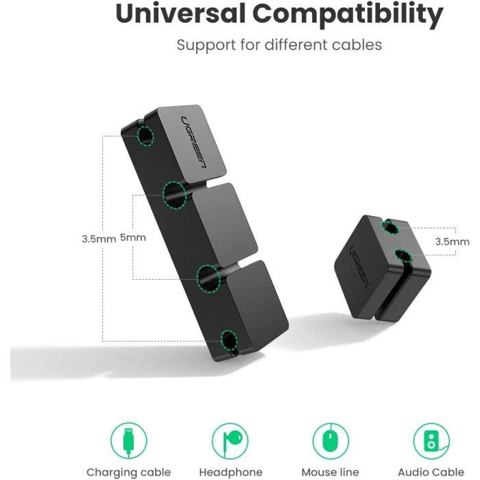 UGREEN urejevalnik kablov 3+1