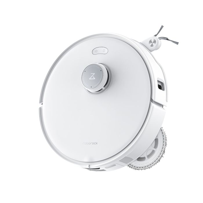 Roborock Qrevo Curv robotski sesalnik s samopraznilno postajo, bel