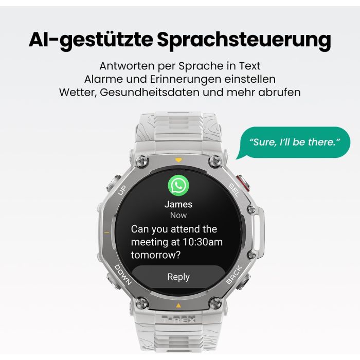 Amazfit T-REX 3 pametna ura, siva