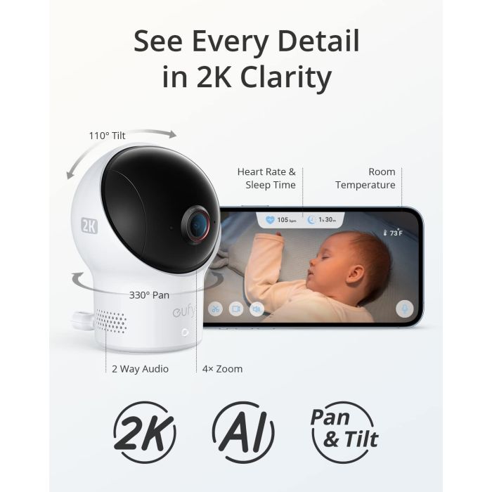 Eufy Security Baby S340 Pametna Nogavica za dojenčka