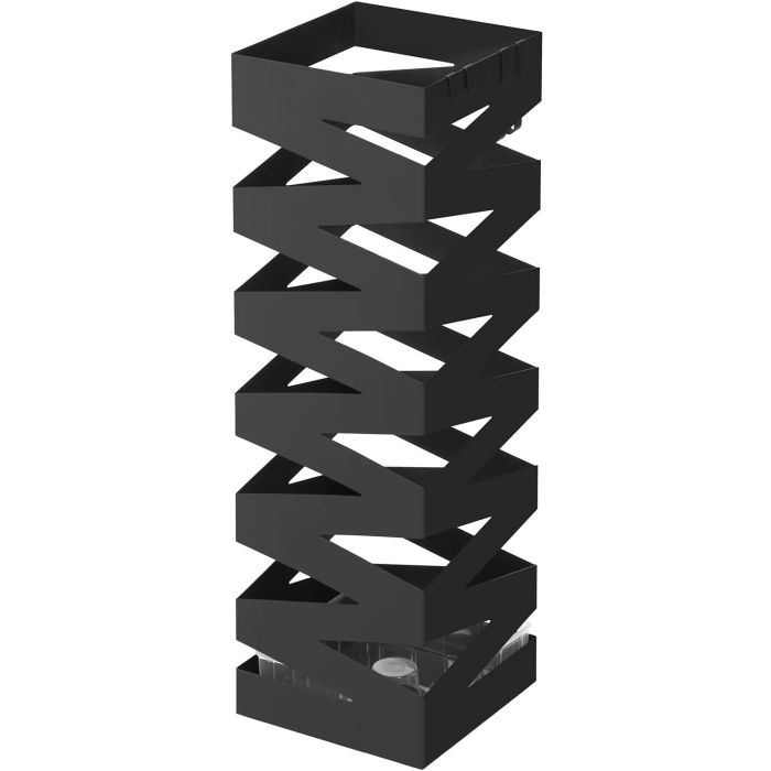 SONGMICS Kovinsko stojalo za dežnike s kljukicami in posodo za kapljice  LUC16B - slika 3