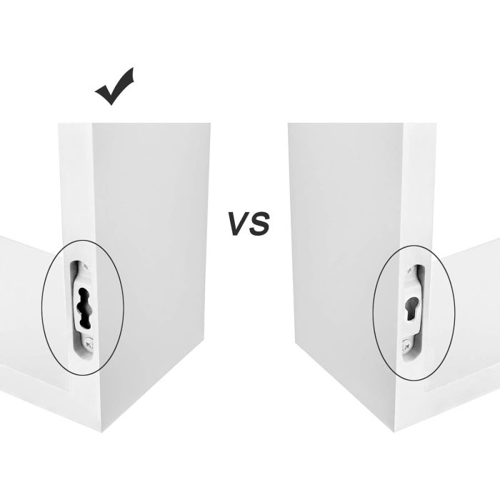 SONGMICS komplet 3 plavajočih polic 40 -35 -30cm - slika 6