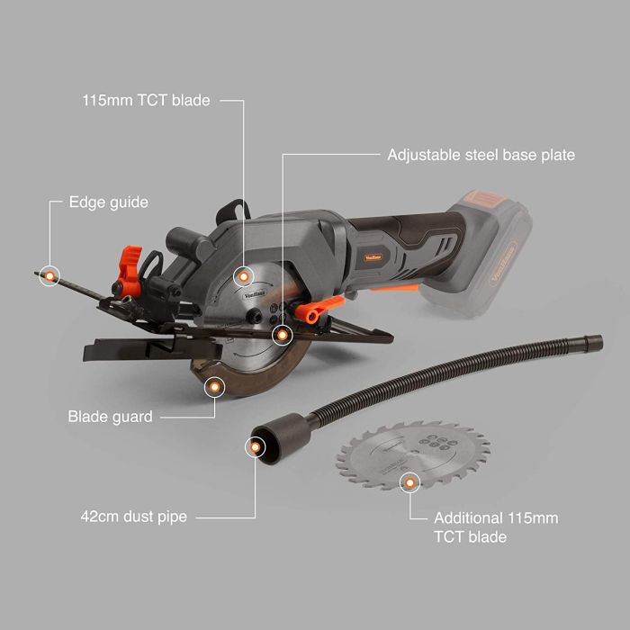 VonHaus E-Series akumulatorska ročna krožna žaga 18V 