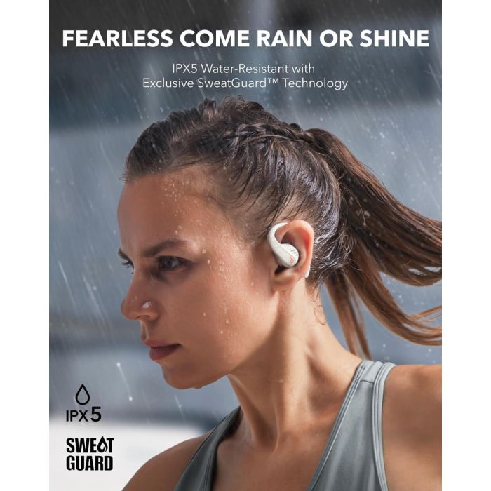 Anker Soundcore AeroFit Pro brezžične slušalke, bele