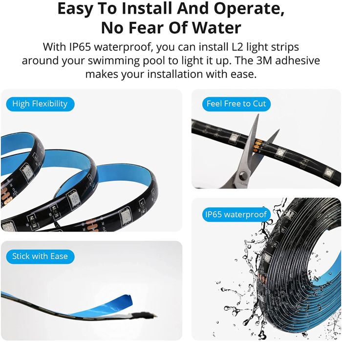 SONOFF L2 2M RGB LED Wi-Fi trak - slika 6