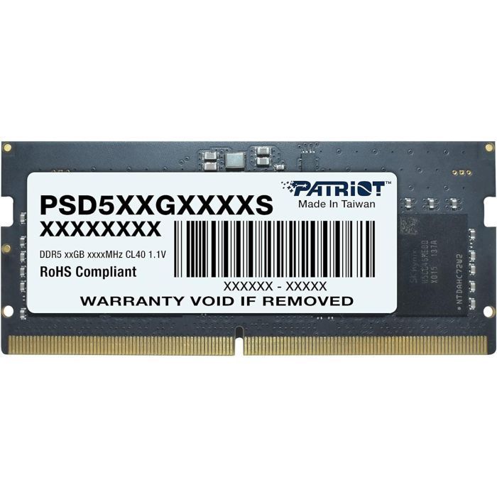 Patriot Signature Line 8GB DDR5-5600 SODIMM CL46, 1.1V