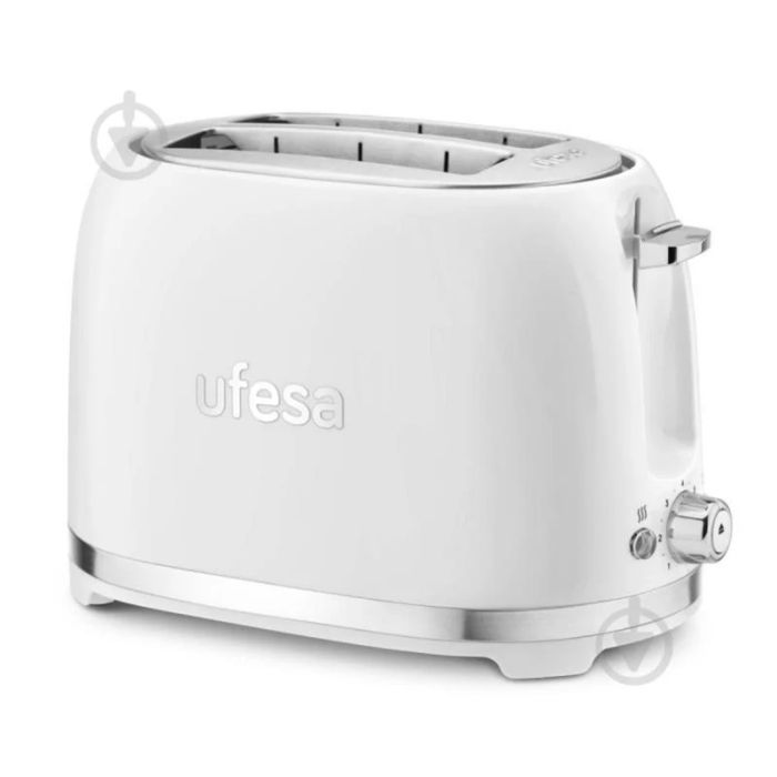Ufesa Classic PinUp bel opekač kruha z dvema režama 850W - slika 3