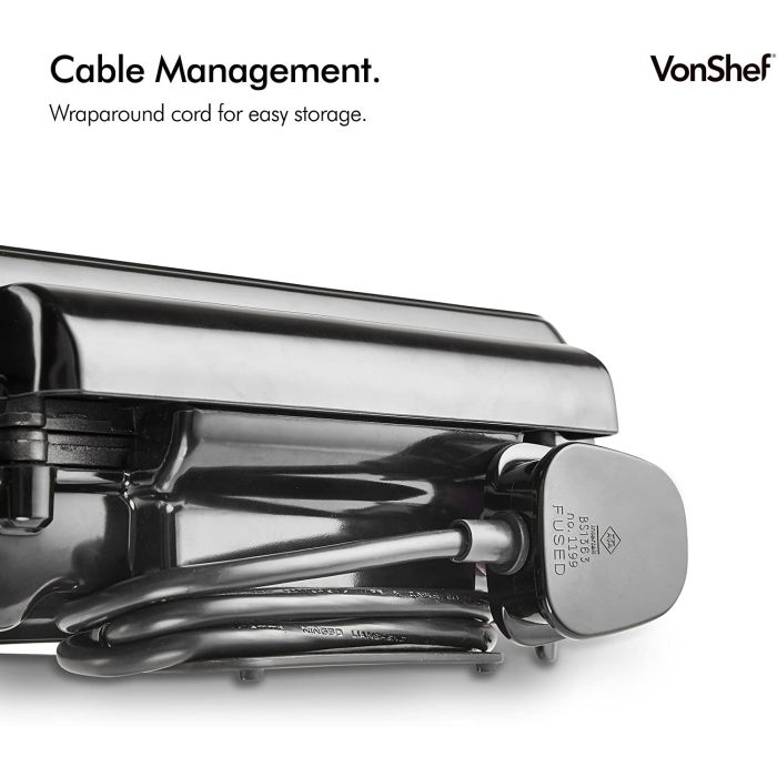 VonShef aparat za belgijske vaflje - slika 5