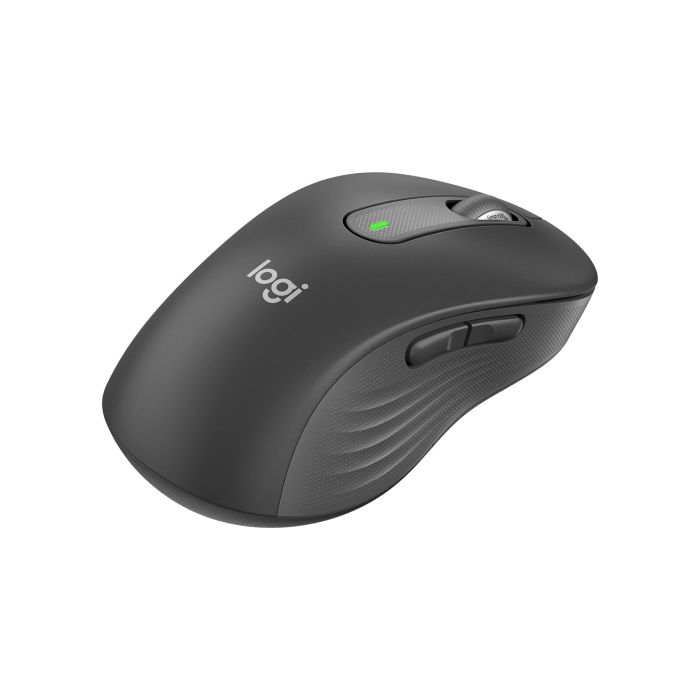 Logitech miška Signature M650, velikost L, Bluetooth, grafitna za levičarje