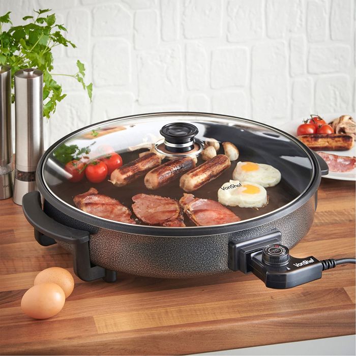 VonShef električna ponev 42cm okrogla