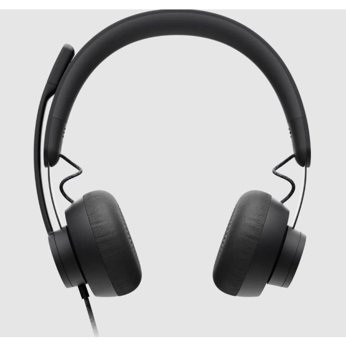 Logitech Zone žične slušalke, certificirane za Microsoft Teams, USB-C z adapterjem USB-A, grafitna b