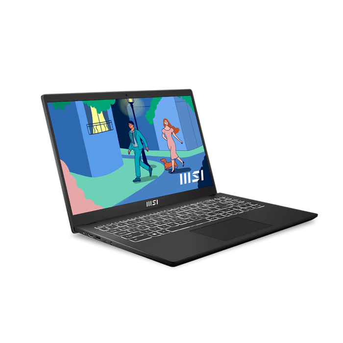 MSI Modern 15 B7M prenosni računalnik Ryzen 5 / 16GB / 512GB / 60Hz / USB3.2 Gen2 / Wi-Fi 6E / WIN 11 HOME