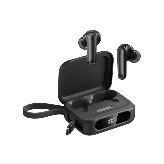 Anker Soundcore brezžične slušalke P41i Standard s prenosnim polnilnikom za telefon (brez Lightning adapterja), črne