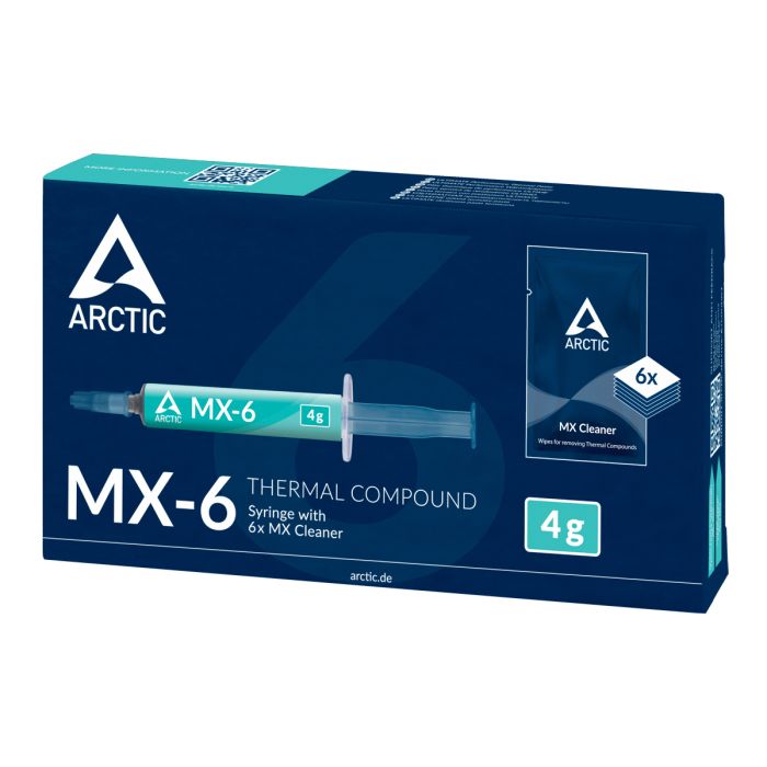 ARCTIC čistilne krpice MX Cleaner + MX-6 4g termalna pasta